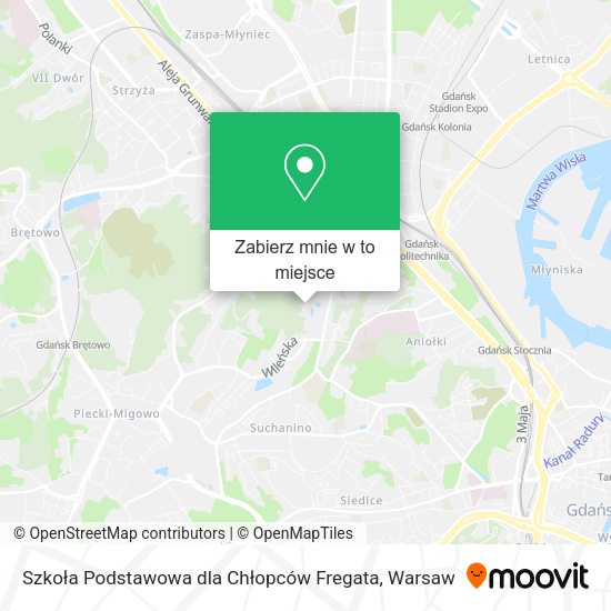 Mapa Szkoła Podstawowa dla Chłopców Fregata