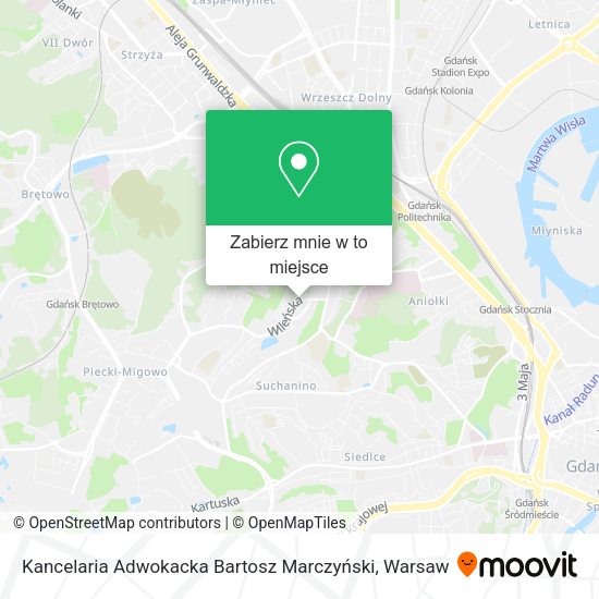 Mapa Kancelaria Adwokacka Bartosz Marczyński