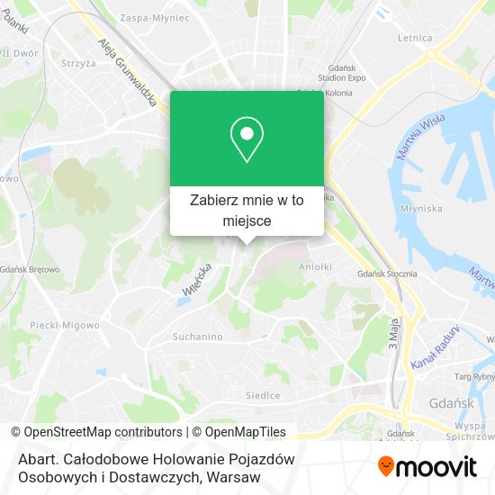 Mapa Abart. Całodobowe Holowanie Pojazdów Osobowych i Dostawczych