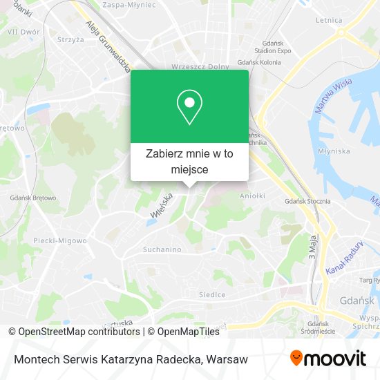 Mapa Montech Serwis Katarzyna Radecka