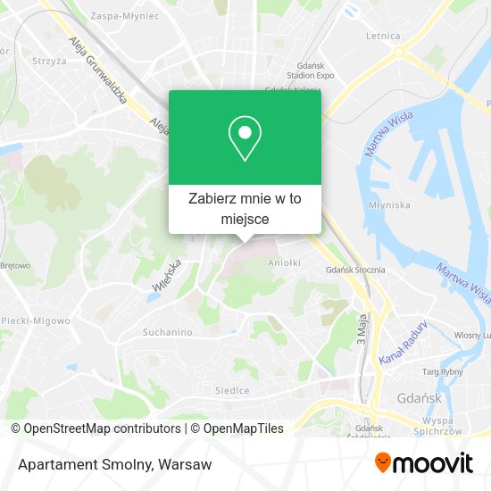 Mapa Apartament Smolny