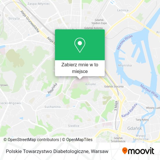 Mapa Polskie Towarzystwo Diabetologiczne