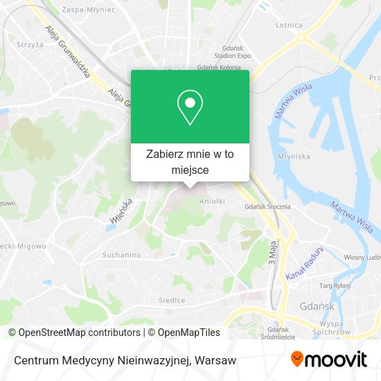 Mapa Centrum Medycyny Nieinwazyjnej