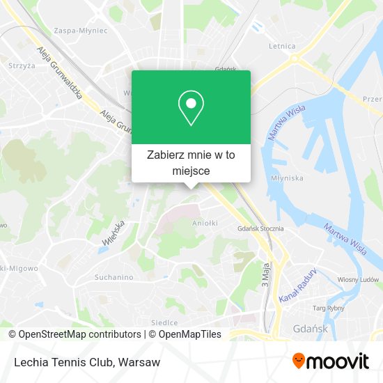 Mapa Lechia Tennis Club