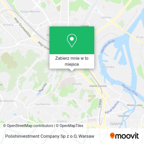 Mapa Polishinvestment Company Sp z o O