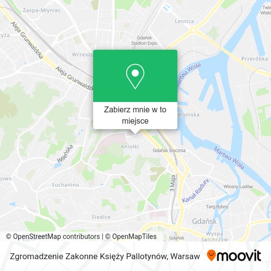 Mapa Zgromadzenie Zakonne Księży Pallotynów