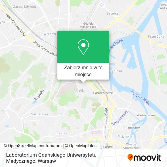 Mapa Laboratorium Gdańskiego Uniwersytetu Medycznego