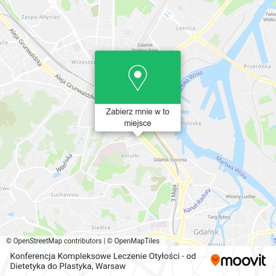 Mapa Konferencja Kompleksowe Leczenie Otyłości - od Dietetyka do Plastyka