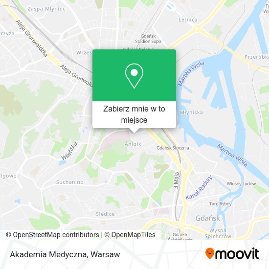 Mapa Akademia Medyczna