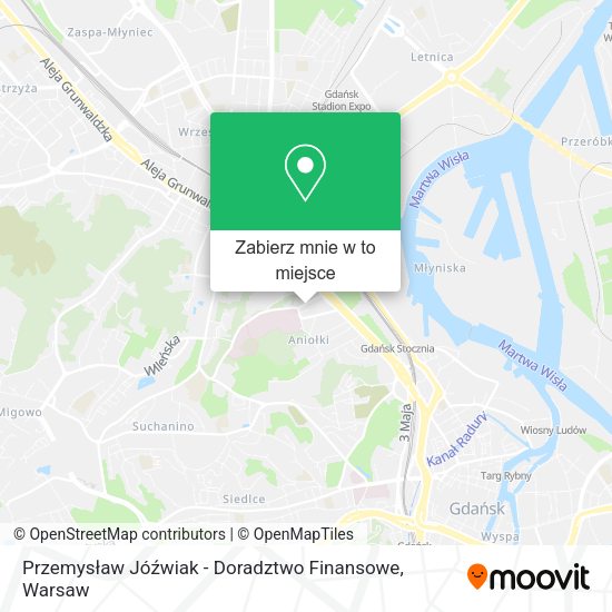 Mapa Przemysław Jóźwiak - Doradztwo Finansowe