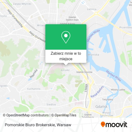 Mapa Pomorskie Biuro Brokerskie