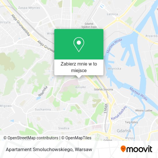 Mapa Apartament Smoluchowskiego