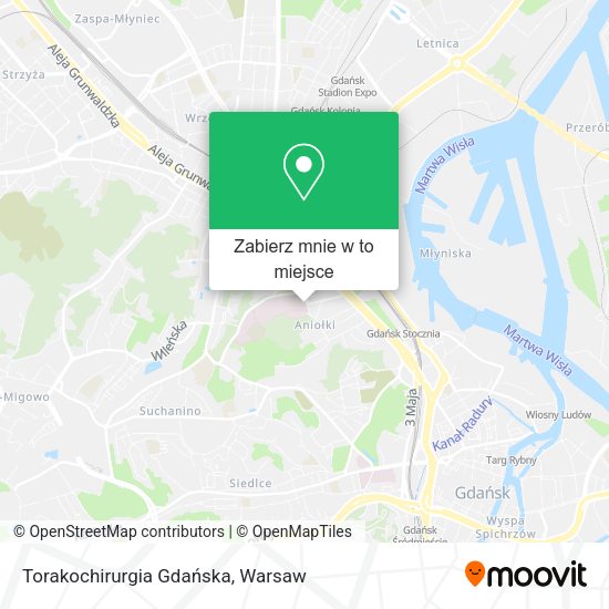 Mapa Torakochirurgia Gdańska