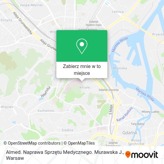 Mapa Almed. Naprawa Sprzętu Medycznego. Murawska J.