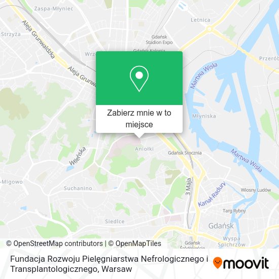 Mapa Fundacja Rozwoju Pielęgniarstwa Nefrologicznego i Transplantologicznego