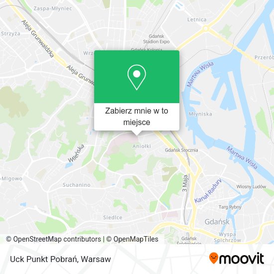 Mapa Uck Punkt Pobrań