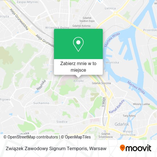 Mapa Związek Zawodowy Signum Temporis