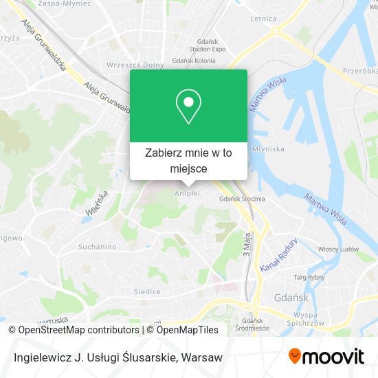 Mapa Ingielewicz J. Usługi Ślusarskie