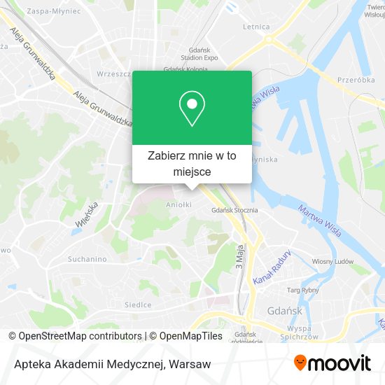 Mapa Apteka Akademii Medycznej