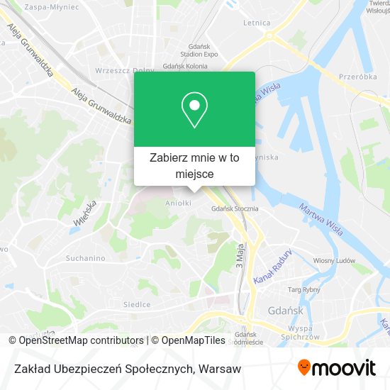 Mapa Zakład Ubezpieczeń Społecznych