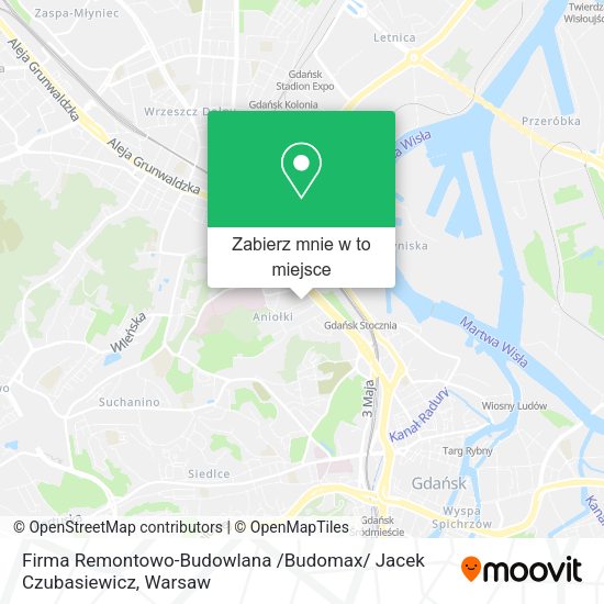 Mapa Firma Remontowo-Budowlana /Budomax/ Jacek Czubasiewicz