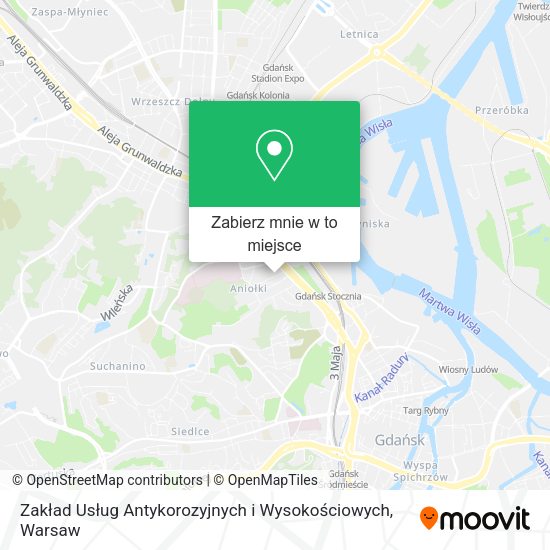 Mapa Zakład Usług Antykorozyjnych i Wysokościowych