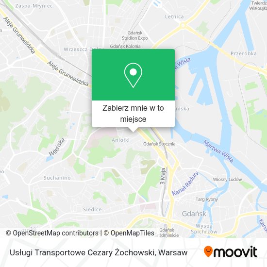 Mapa Usługi Transportowe Cezary Żochowski