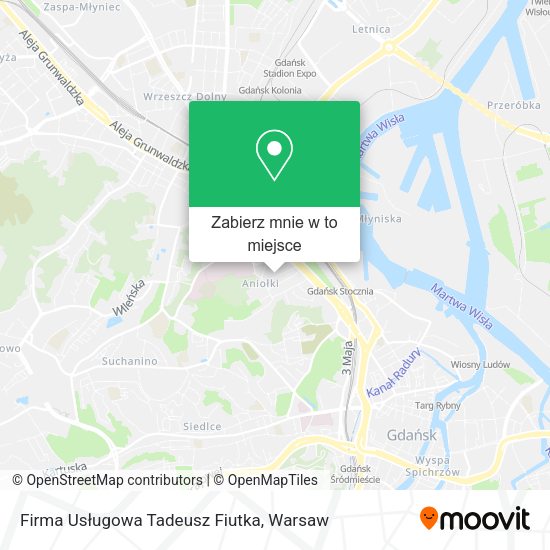 Mapa Firma Usługowa Tadeusz Fiutka