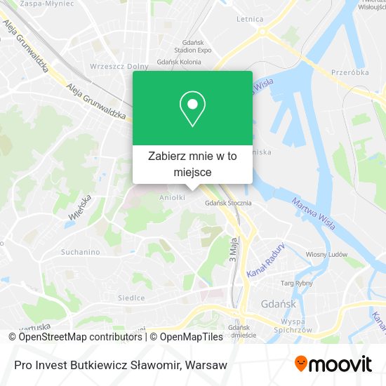 Mapa Pro Invest Butkiewicz Sławomir