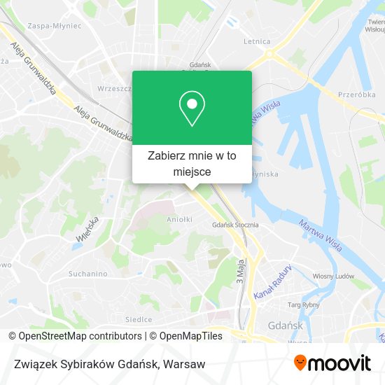 Mapa Związek Sybiraków Gdańsk