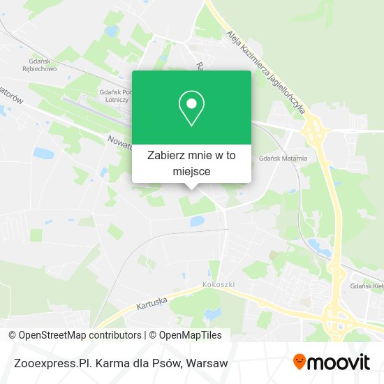 Mapa Zooexpress.Pl. Karma dla Psów