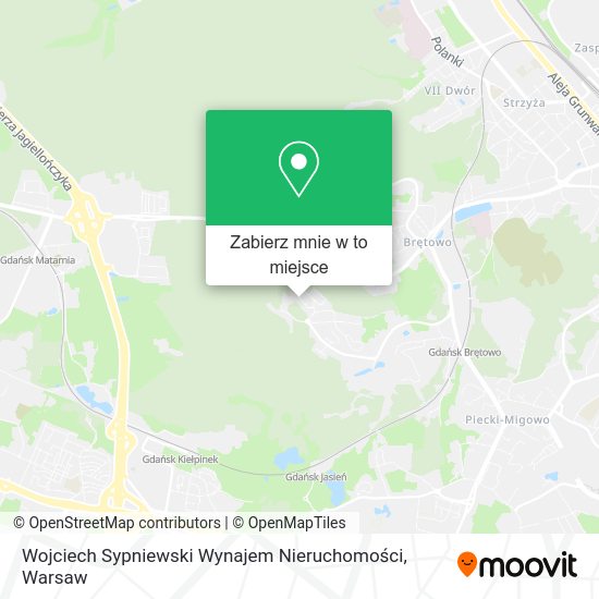 Mapa Wojciech Sypniewski Wynajem Nieruchomości