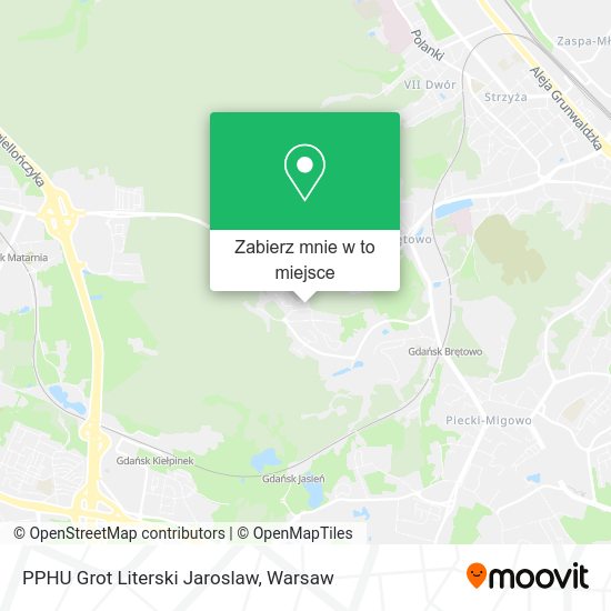 Mapa PPHU Grot Literski Jaroslaw