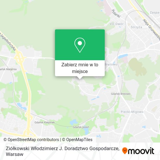 Mapa Ziółkowski Włodzimierz J. Doradztwo Gospodarcze