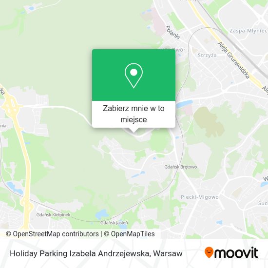 Mapa Holiday Parking Izabela Andrzejewska