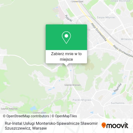 Mapa Rur-Instal Usługi Montersko-Spawalnicze Sławomir Szuszczewicz