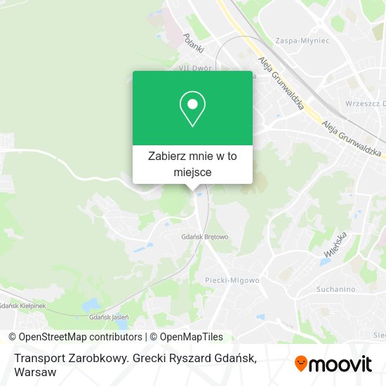 Mapa Transport Zarobkowy. Grecki Ryszard Gdańsk