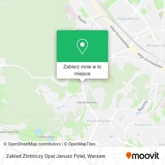 Mapa Zaklad Zlotniczy Opal Janusz Pytel