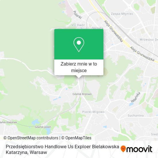 Mapa Przedsiębiorstwo Handlowe Us Exploer Bielakowska Katarzyna