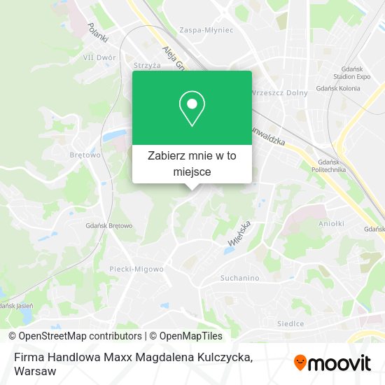 Mapa Firma Handlowa Maxx Magdalena Kulczycka