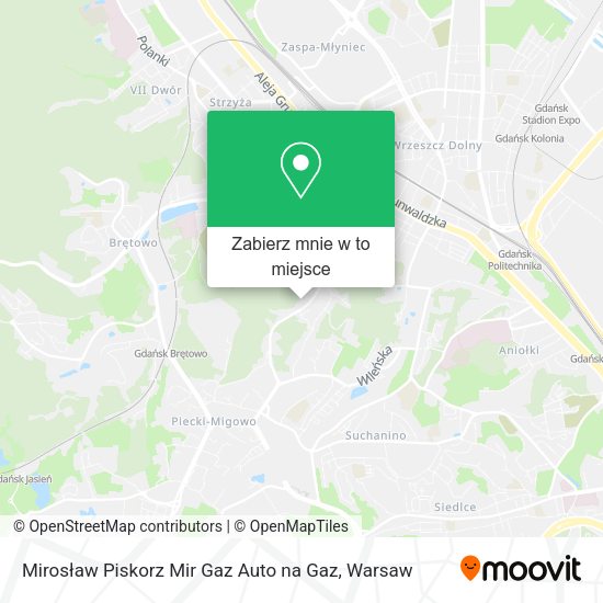 Mapa Mirosław Piskorz Mir Gaz Auto na Gaz