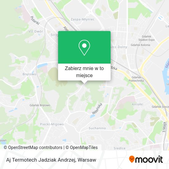 Mapa Aj Termotech Jadziak Andrzej