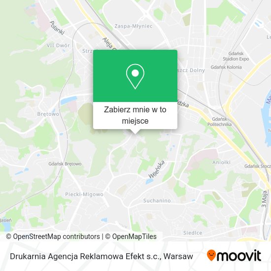 Mapa Drukarnia Agencja Reklamowa Efekt s.c.