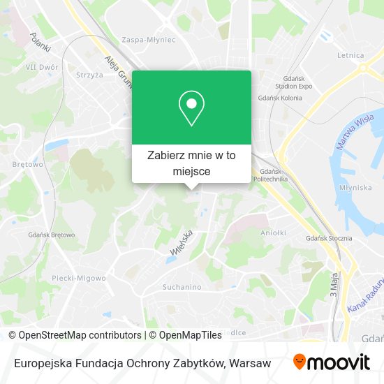 Mapa Europejska Fundacja Ochrony Zabytków