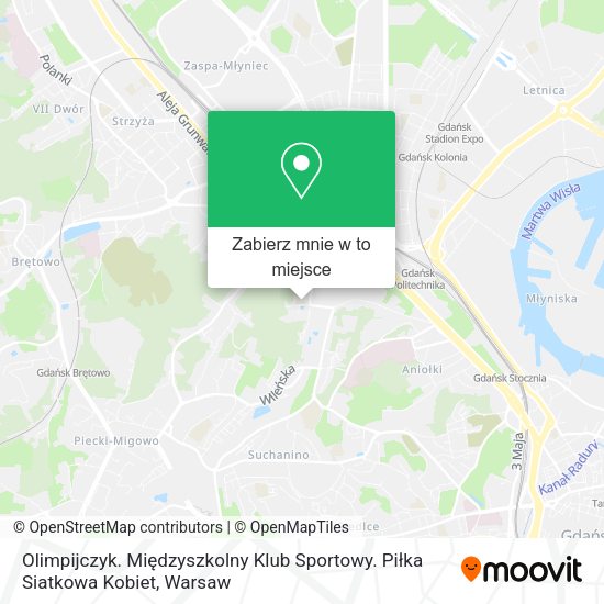 Mapa Olimpijczyk. Międzyszkolny Klub Sportowy. Piłka Siatkowa Kobiet