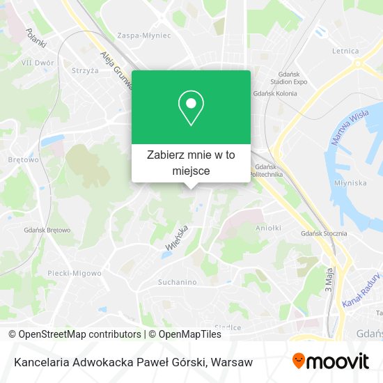 Mapa Kancelaria Adwokacka Paweł Górski