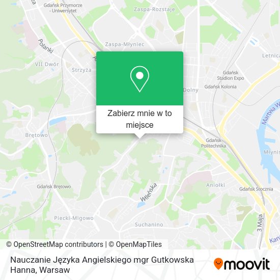 Mapa Nauczanie Języka Angielskiego mgr Gutkowska Hanna