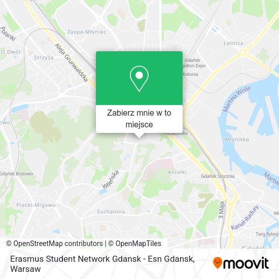 Mapa Erasmus Student Network Gdansk - Esn Gdansk