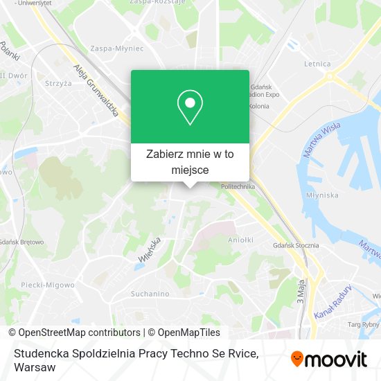 Mapa Studencka Spoldzielnia Pracy Techno Se Rvice