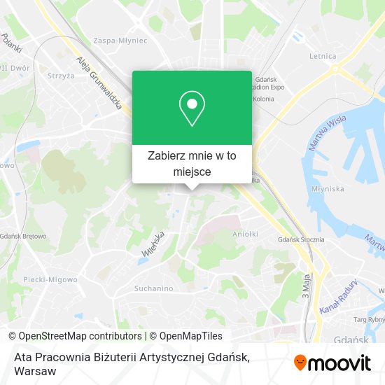 Mapa Ata Pracownia Biżuterii Artystycznej Gdańsk